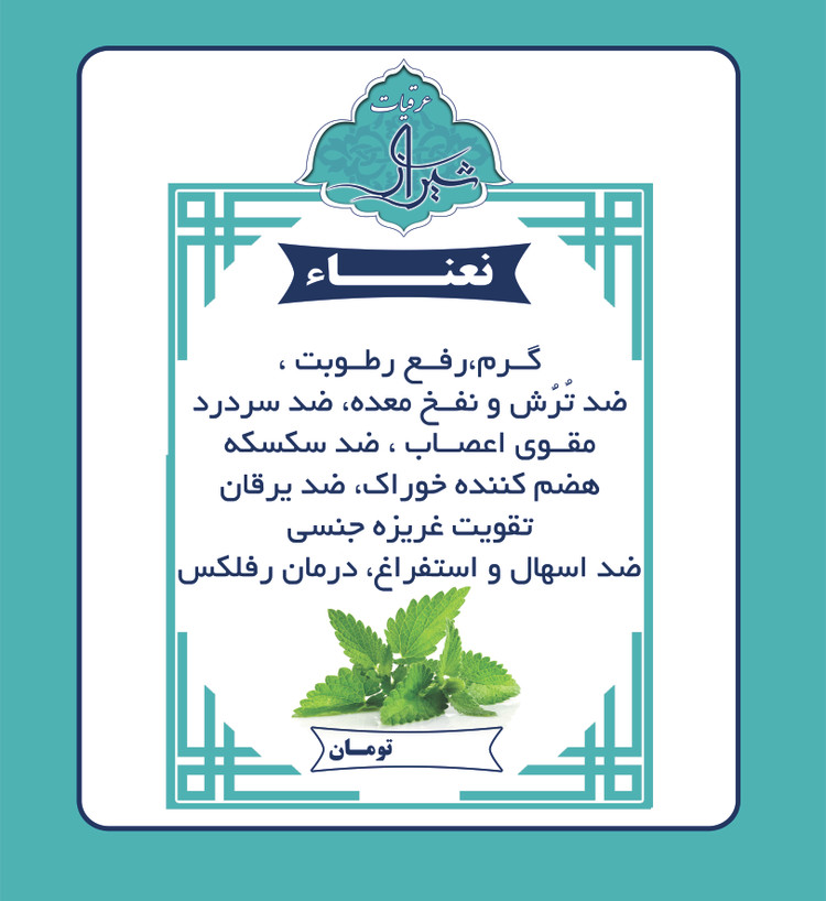 عرق نعنا ویژه (مخصوص معده) ( دو آتیشه )